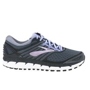 Brooks Ariel 18 Ebony/Black/Thistle Mesh Grey Purple Blue Running Shoes US 10.5
